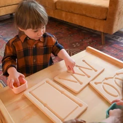 Wooden Breathing Boards Set | Eco-Friendly Stress Relief & Writing Skill Development Tool