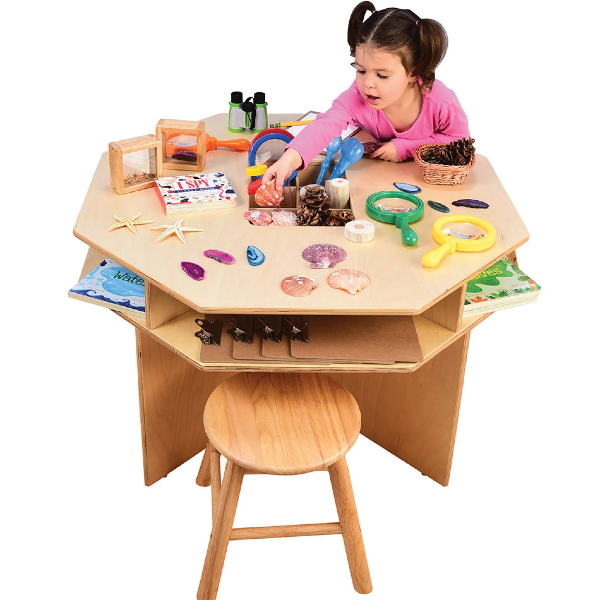 Wooden Discovery Table | Hands-On Science Center