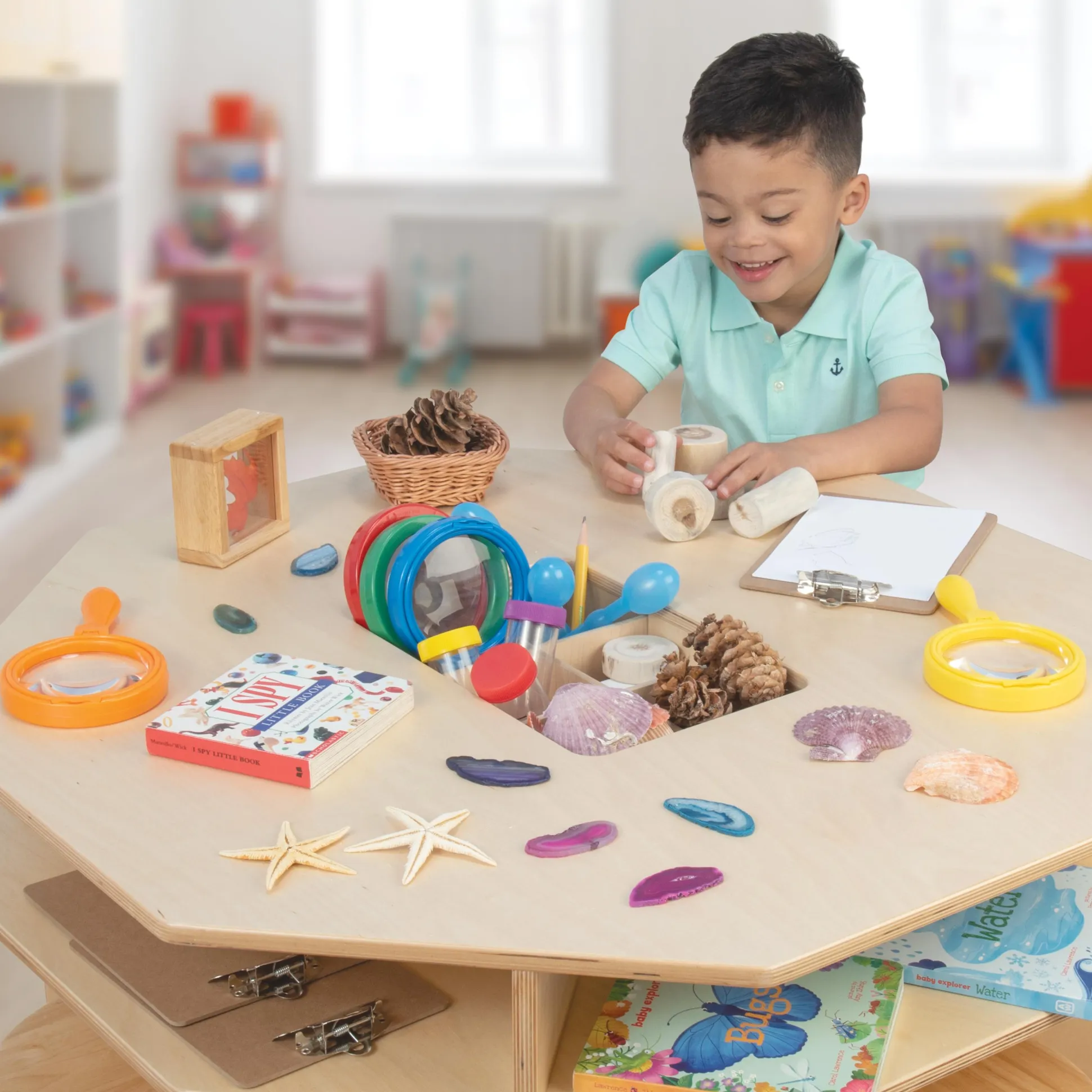 Wooden Discovery Table | Hands-On Science Center
