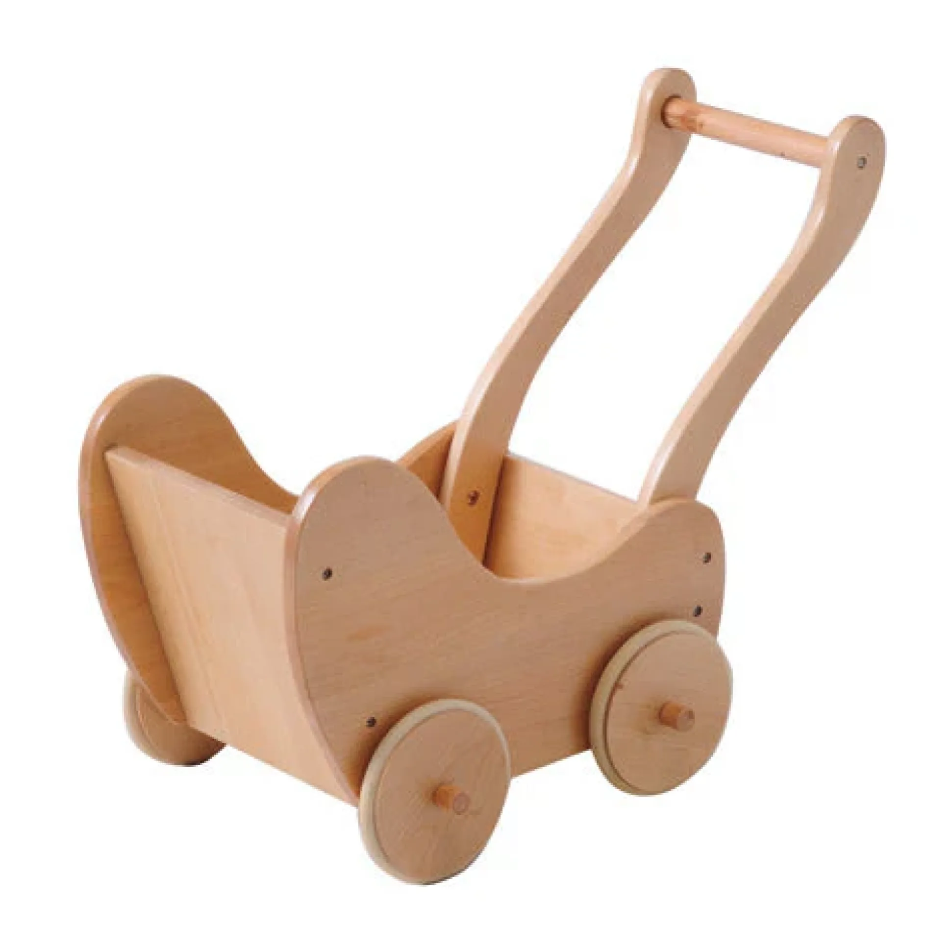 Wooden Doll Buggy