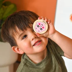 Wooden Emotion Magnets | 20-Piece Toddler Feelings Recognition Set