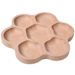 Wooden Flower Sorting Tray | Eco-Friendly Math & Loose Parts Play Tool