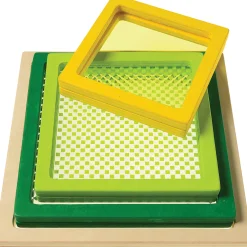 Wooden Geometric Nesting Window Blocks
