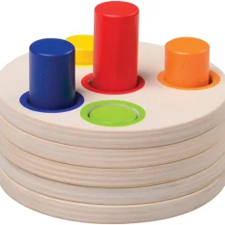 Wooden Logic Stacking Puzzle | Shape & Color Exploration STEM Toy