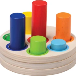 Wooden Logic Stacking Puzzle | Shape & Color Exploration STEM Toy