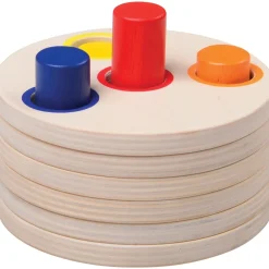 Wooden Logic Stacking Puzzle | Shape & Color Exploration STEM Toy