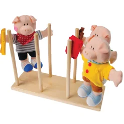 Wooden Puppet Stand