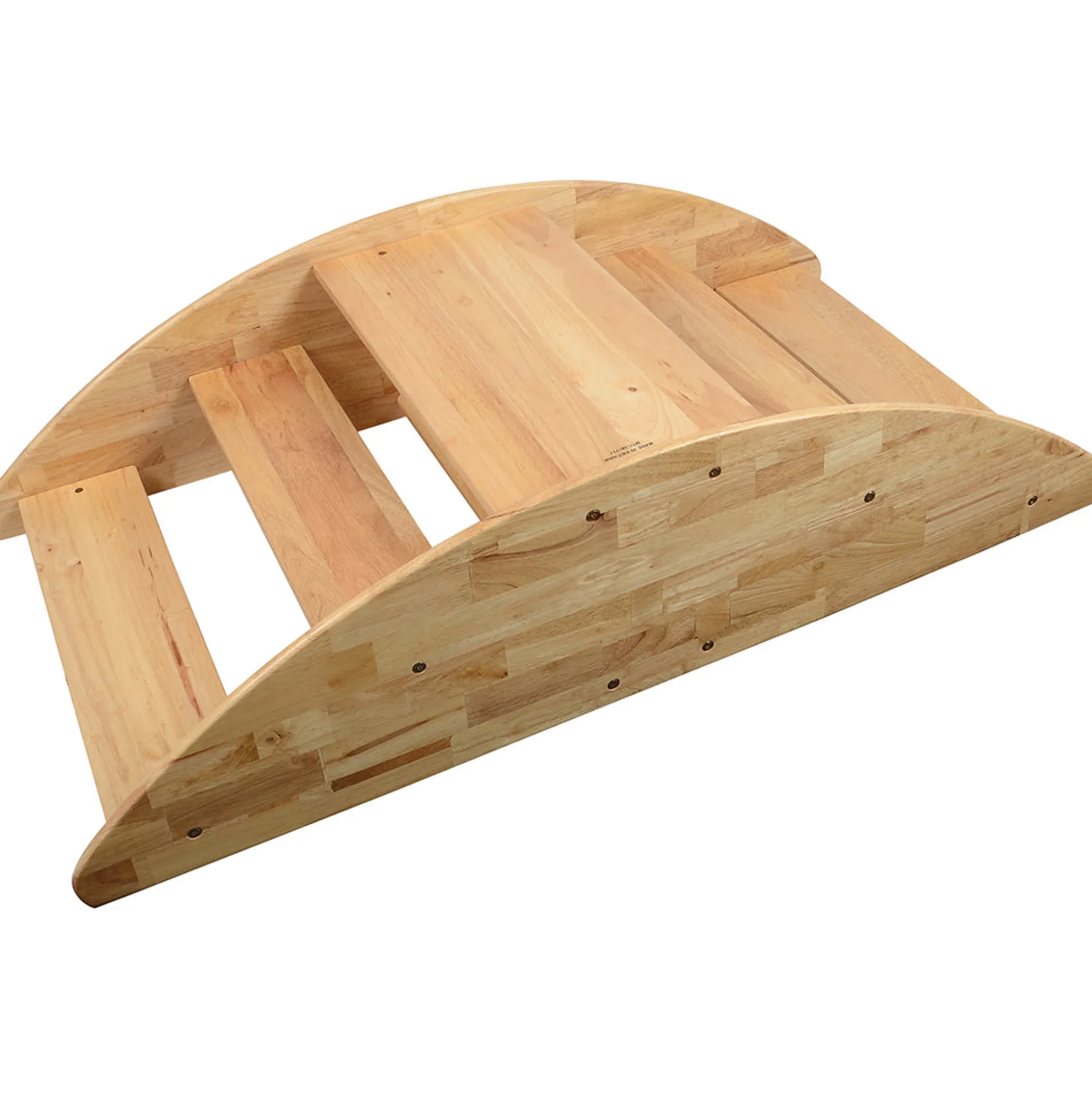 Wooden Rocking Boat & Climbing Steps | Convertible Ride-On Play Structure