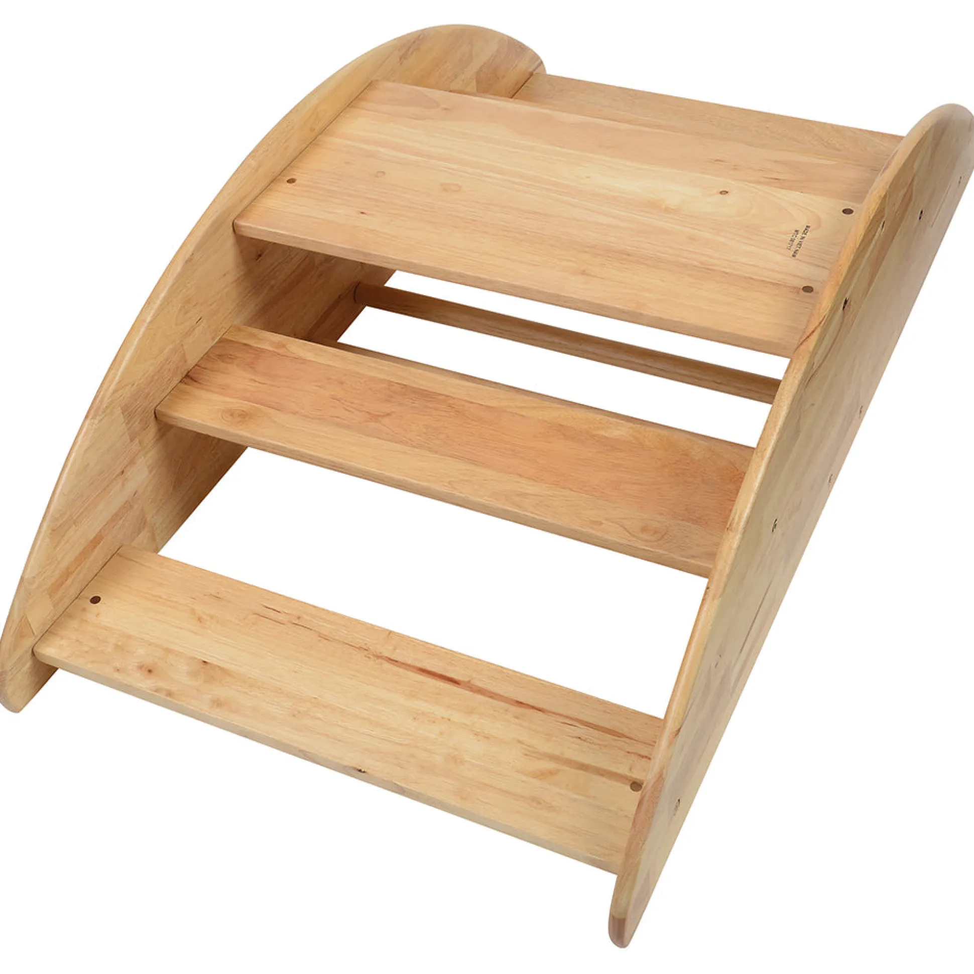 Wooden Rocking Boat & Climbing Steps | Convertible Ride-On Play Structure