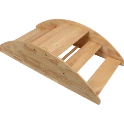 Wooden Rocking Boat & Climbing Steps | Convertible Ride-On Play Structure