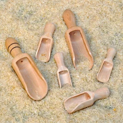 Wooden Scoops | Montessori Sensory Play & Fine Motor Development 6-Piece Set