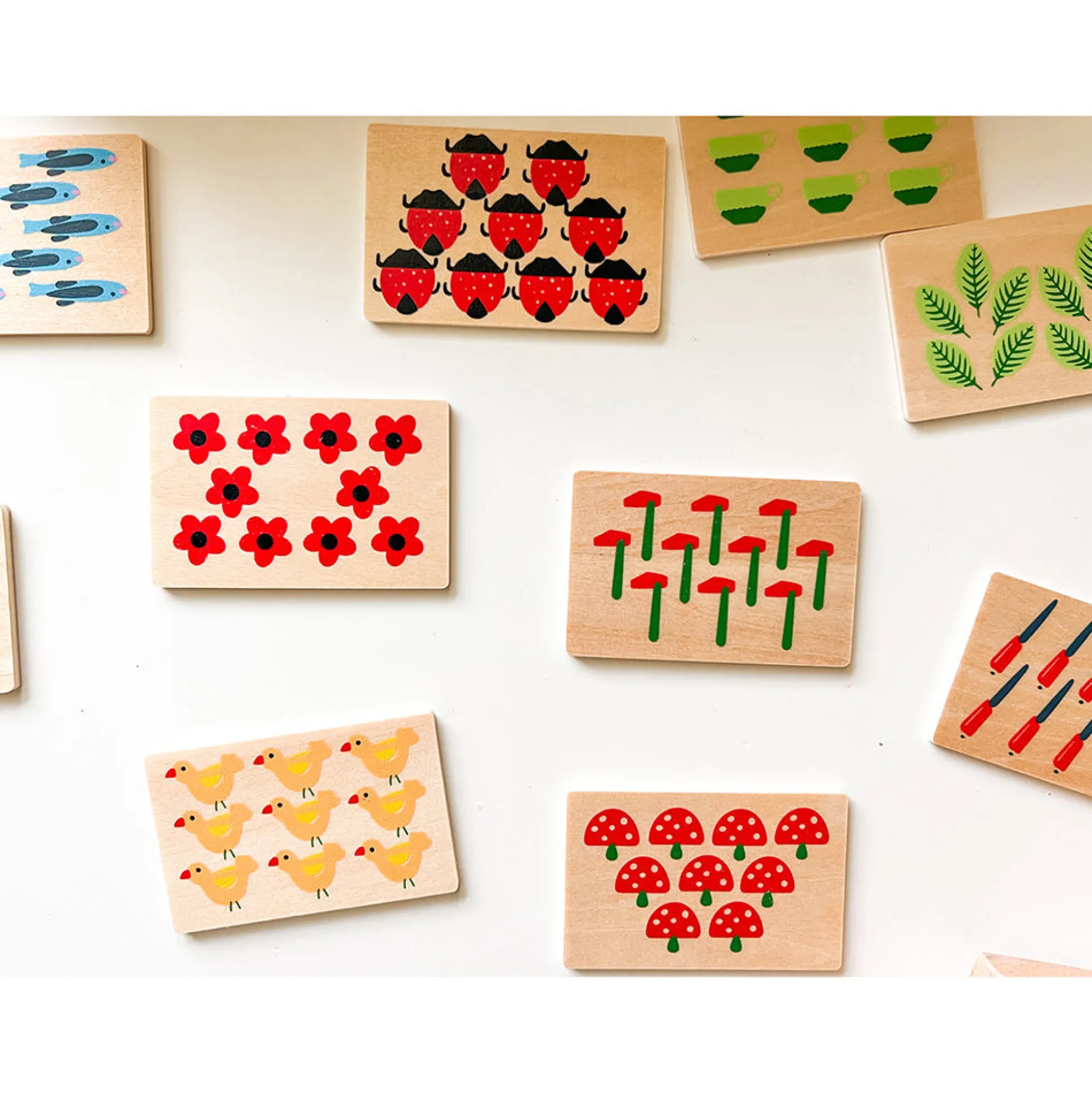 Wooden Sorting Box Combo for Color & Counting | 73-Piece Math and Color Recognition Set