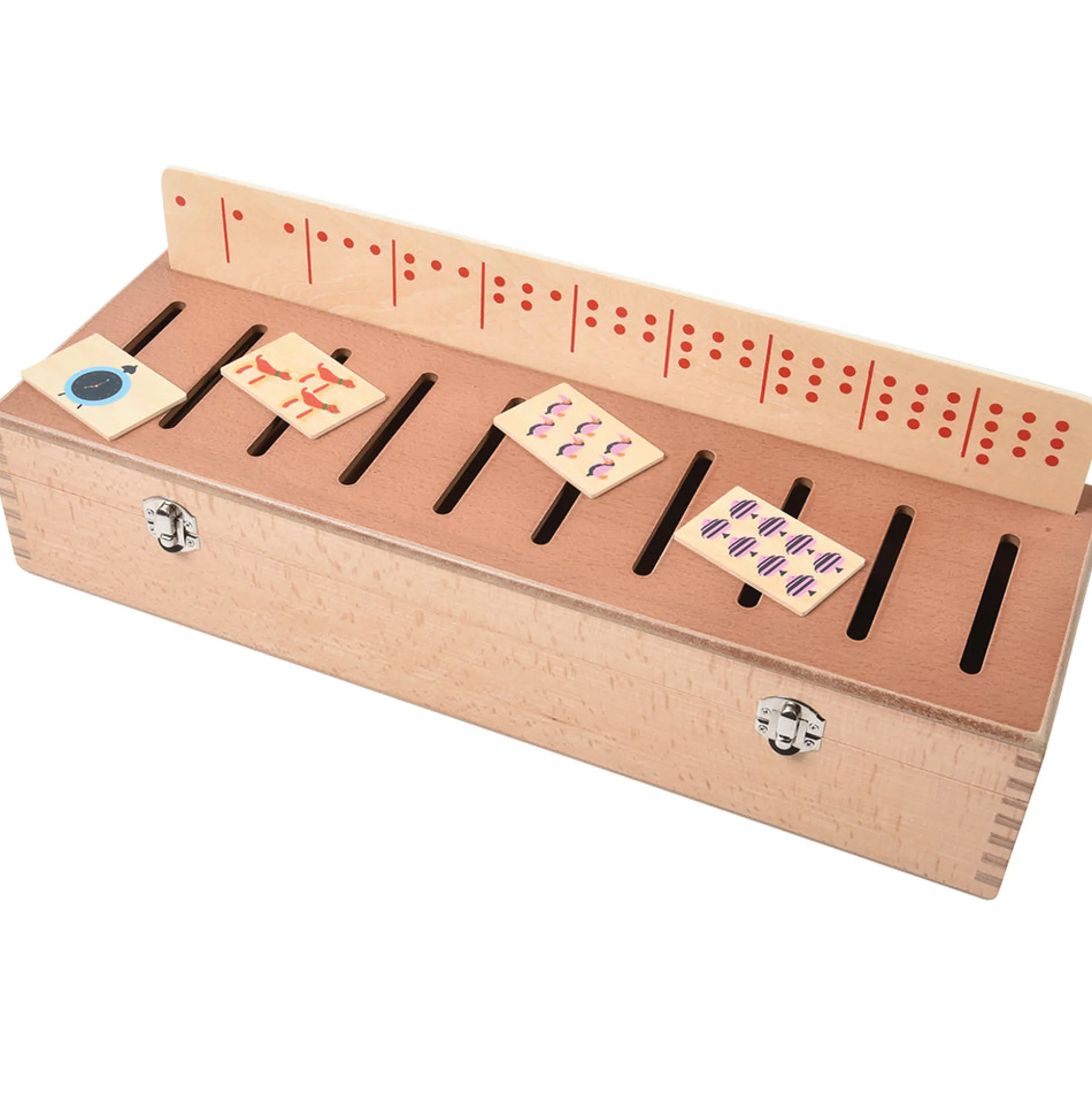 Wooden Sorting Box Combo for Color & Counting | 73-Piece Math and Color Recognition Set
