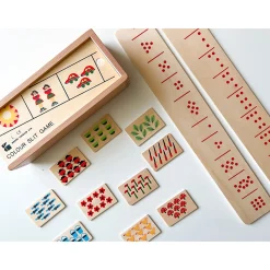 Wooden Sorting Box Combo for Color & Counting | 73-Piece Math and Color Recognition Set