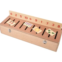 Wooden Sorting Box Combo for Color & Counting | 73-Piece Math and Color Recognition Set