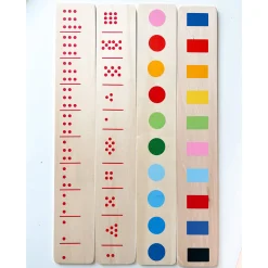 Wooden Sorting Box Combo for Color & Counting | 73-Piece Math and Color Recognition Set