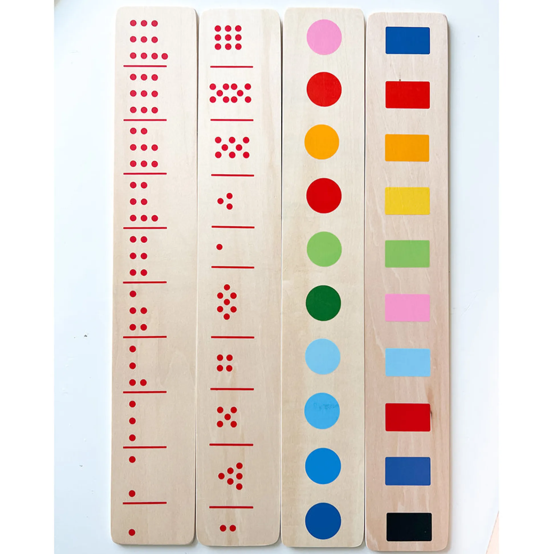 Wooden Sorting Box Combo for Color & Counting | 73-Piece Math and Color Recognition Set