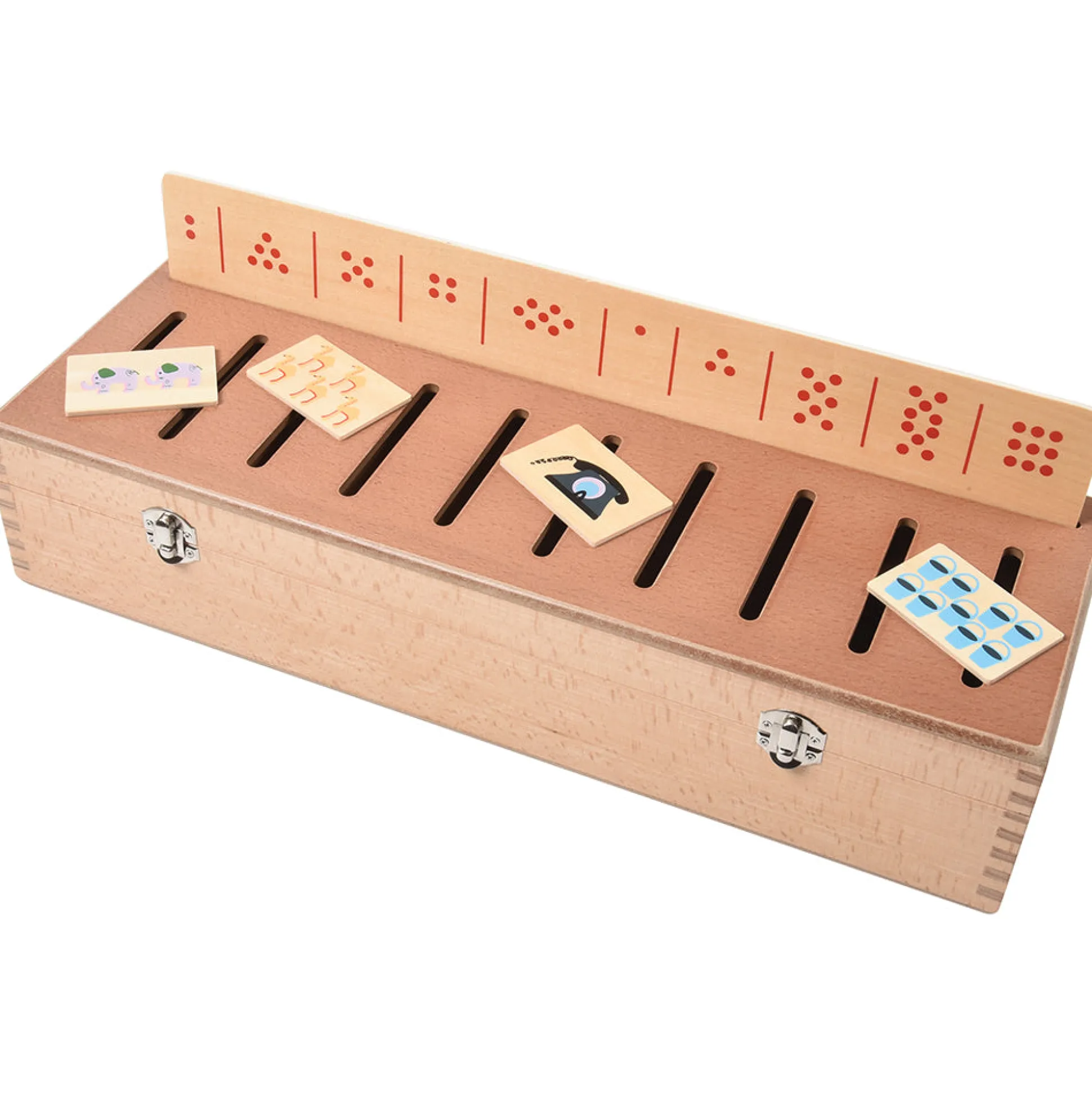 Wooden Sorting Box Combo for Color & Counting | 73-Piece Math and Color Recognition Set