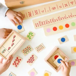 Wooden Sorting Box Combo for Color & Counting | 73-Piece Math and Color Recognition Set