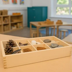 Wooden Sorting Box | 8-Compartment Eco-Friendly Organizer
