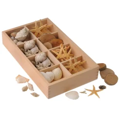 Wooden Sorting Box | 8-Compartment Eco-Friendly Organizer