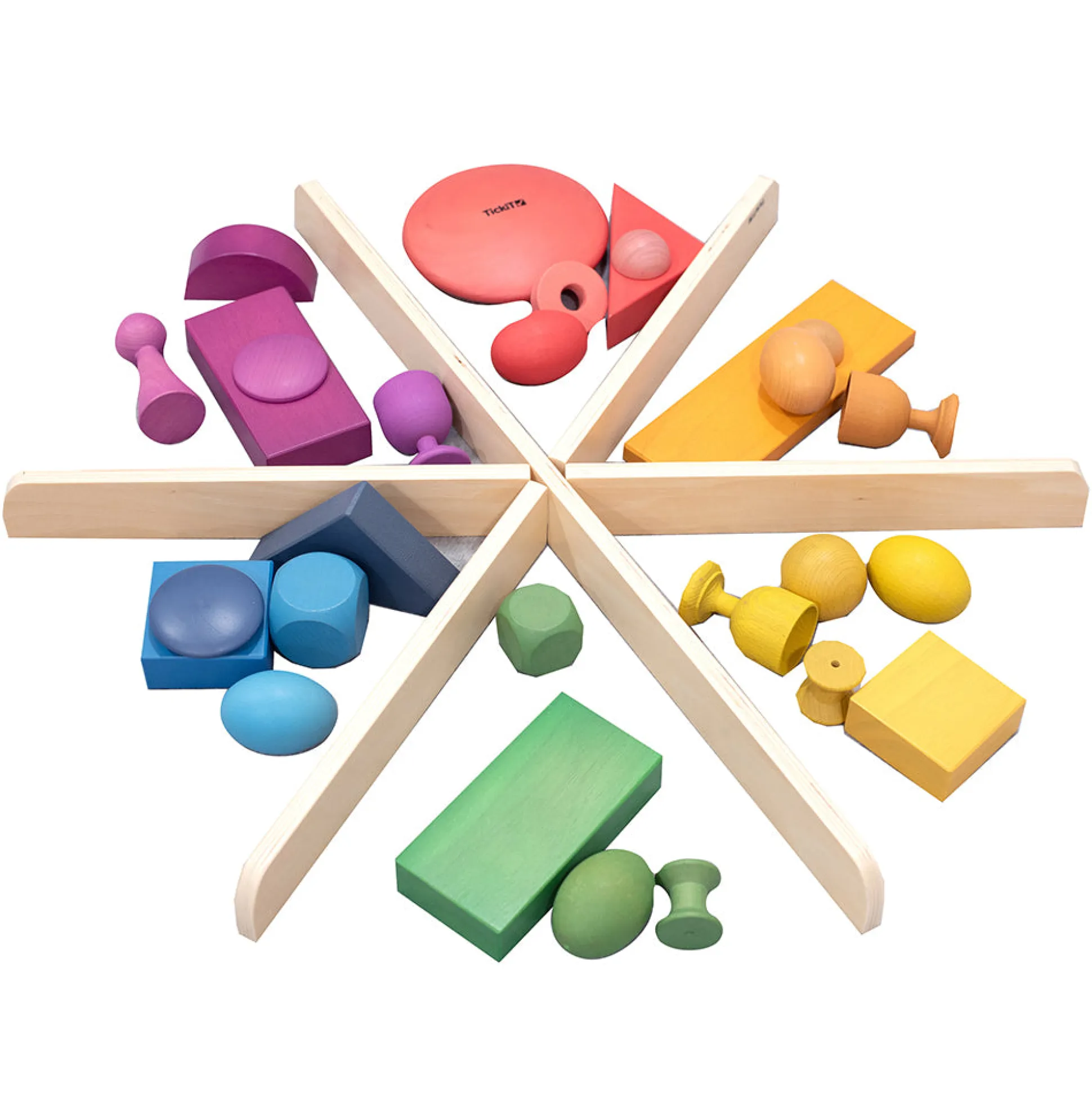 Wooden Sorting Dividers for Sensory Play