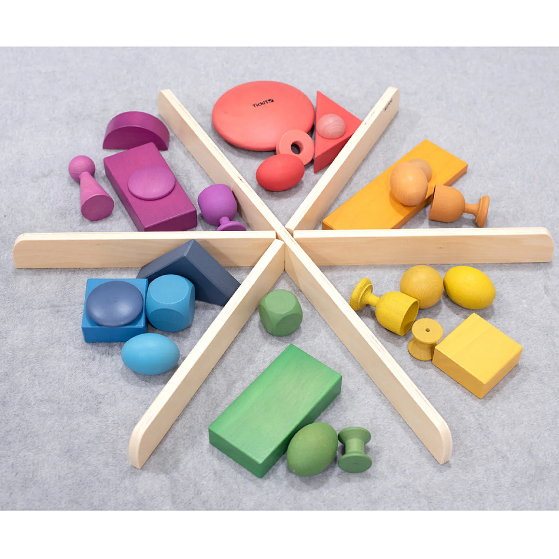 Wooden Sorting Dividers for Sensory Play
