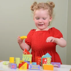 Wooden Tabletop Blocks - Set of 100