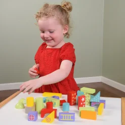 Wooden Tabletop Blocks - Set of 100