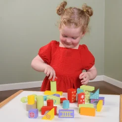Wooden Tabletop Blocks - Set of 100