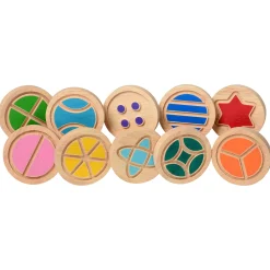 Wooden Tactile Discs