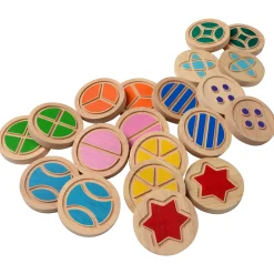 Wooden Tactile Discs