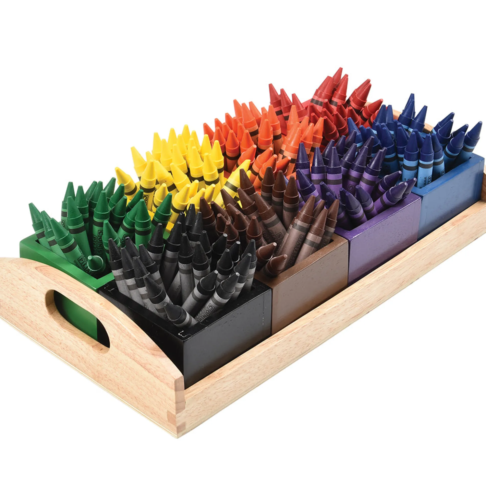 Wooden Tray with Boxes