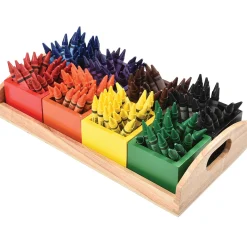 Wooden Tray with Boxes