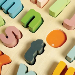 Wooden Uppercase & Lowercase Alphabet Puzzle Set | FSC®-Certified ABC Toddler Learning Toy