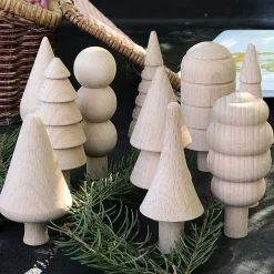 Woodland Trees Wooden Blocks