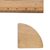Wood Unit Blocks: Quarter Circle Unit Block