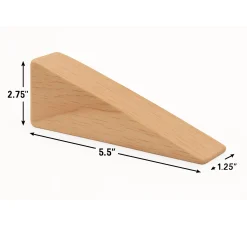 Wood Unit Blocks: Ramp Block