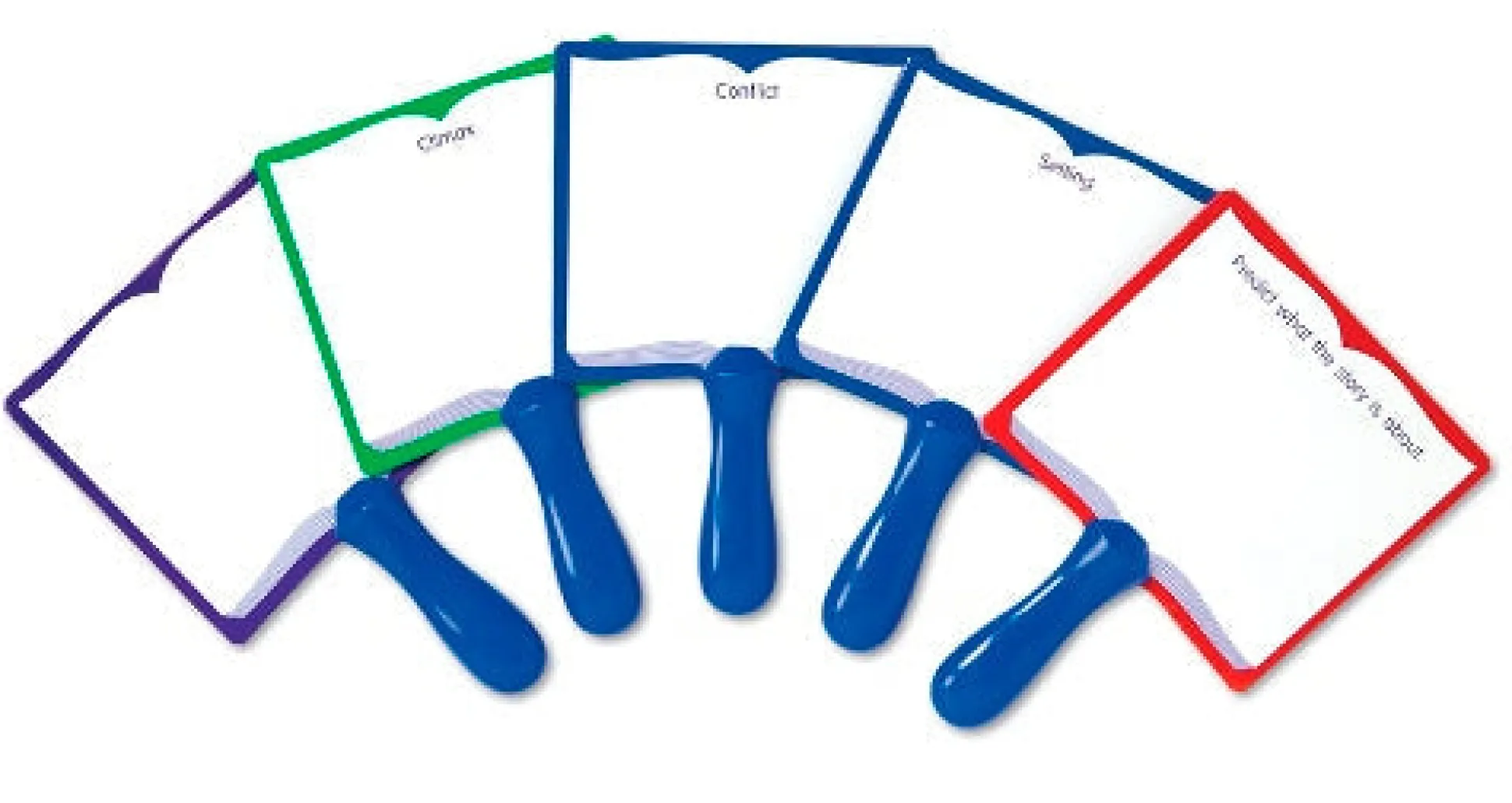 Write and Wipe Reading Comprehension Boards - set of 4
