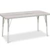 30" x 60" Gray Table