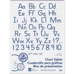 24" x 32" Lined Chart Paper Tablets - Set of 4