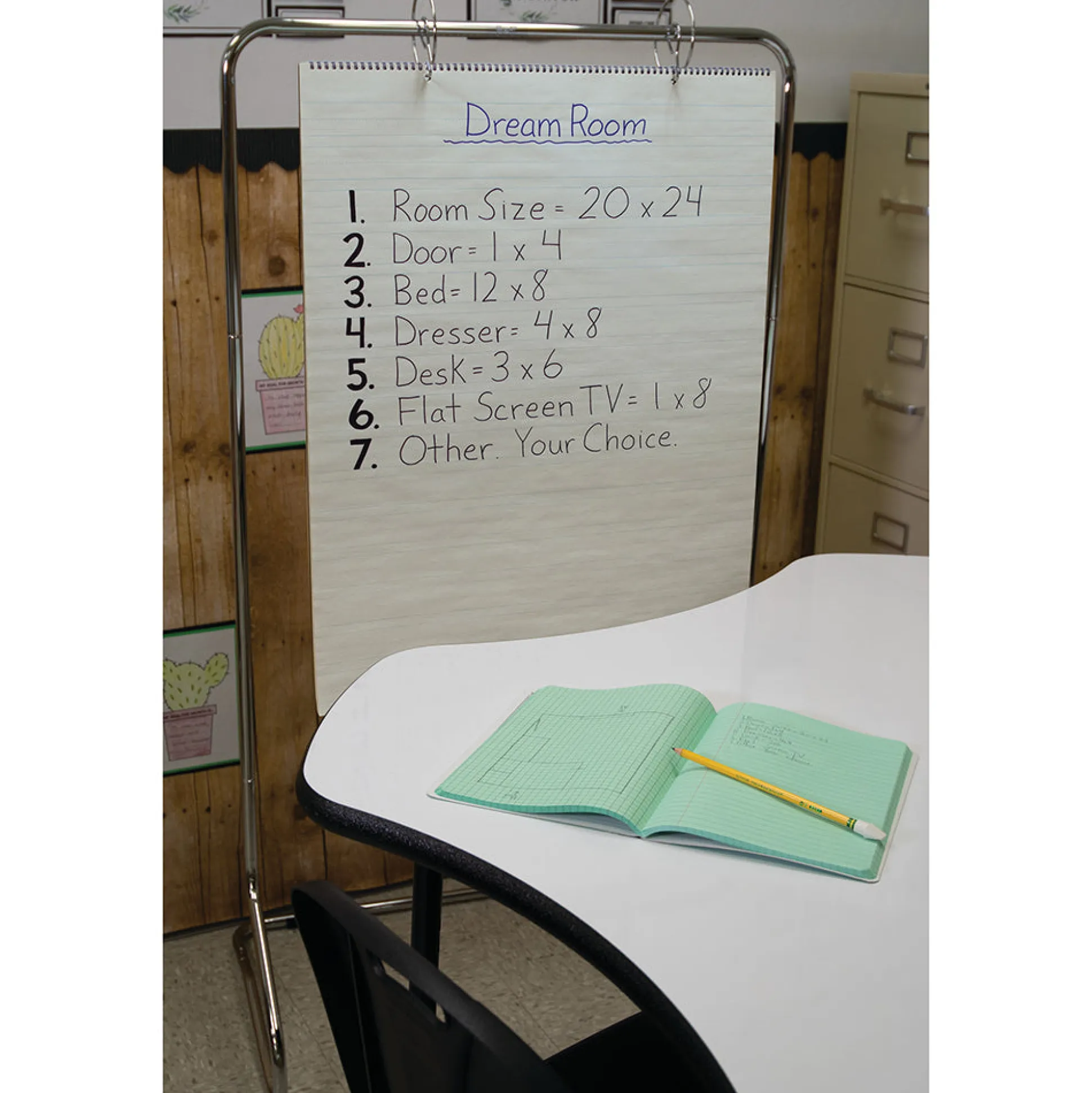 24" x 32" Lined Chart Paper Tablets - Set of 4