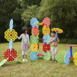 XL Octoplay Large Construction Set | Oversized STEM Building Toy with 40 Interlocking Pieces & Poles