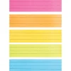 3"x12" Mini Sentence Strips | 100-Pack Double-Sided Ruled in Assorted Colors