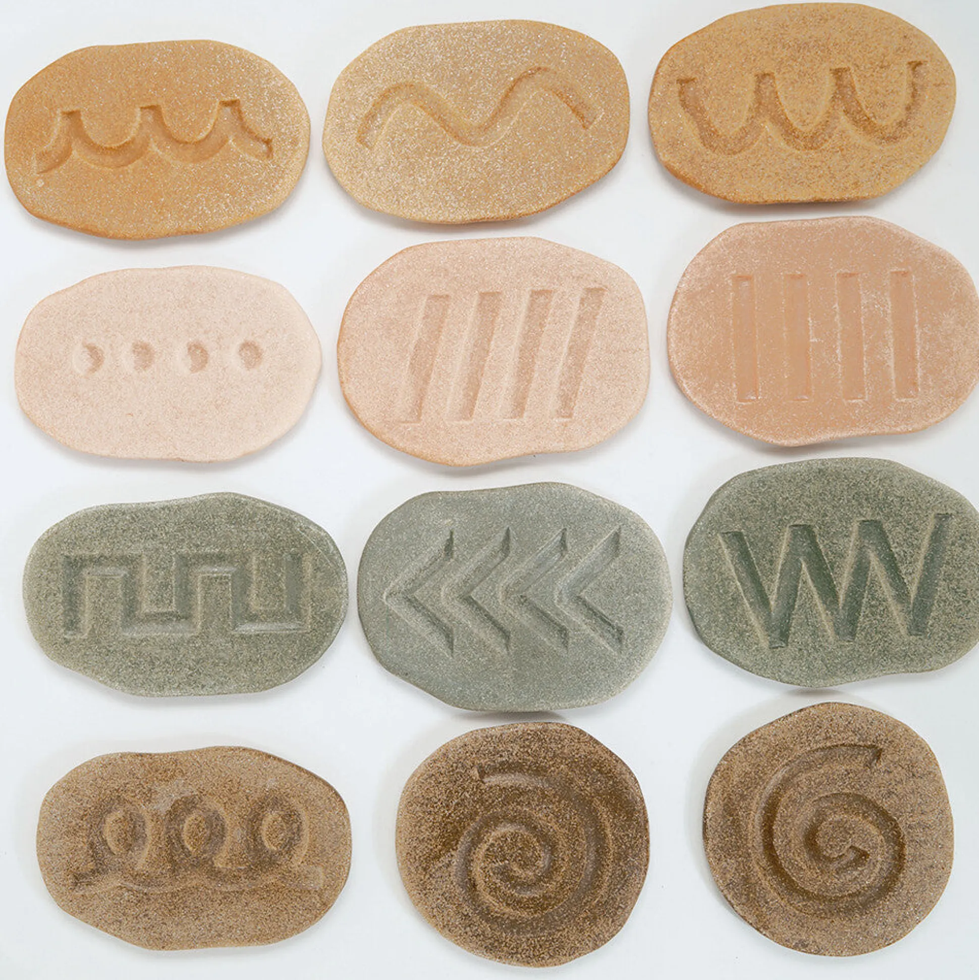 Yellow Door® Feels-Write Pre-Writing Tactile Stones