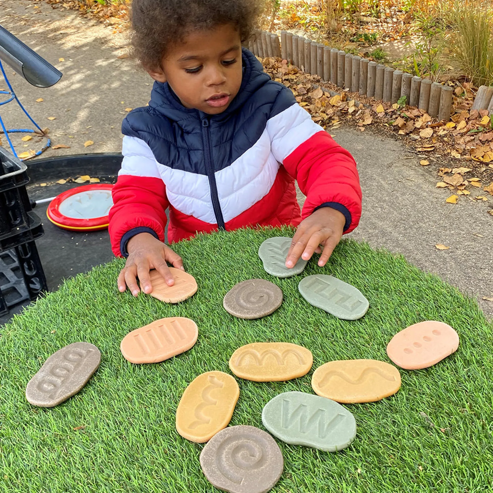 Yellow Door® Feels-Write Pre-Writing Tactile Stones