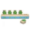 Yellow Door® Five Frogs on a Log | Wooden Number Line & Matching Game