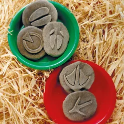 Yellow Door® Let's Investigate Farm Yard Footprints Double-Sided Animal Stones