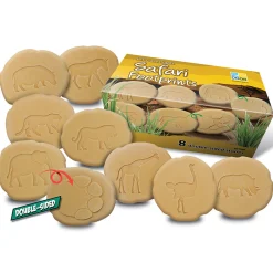 Yellow Door® Let's Investigate Safari Footprints Double-Sided Animal Stones