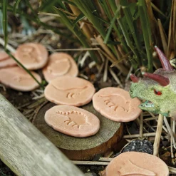 Yellow Door® Let's Investigate Dinosaur Footprints Double-Sided Animal Stones